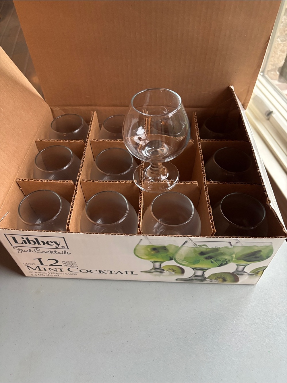 Libby just cocktails mini cocktail glasses